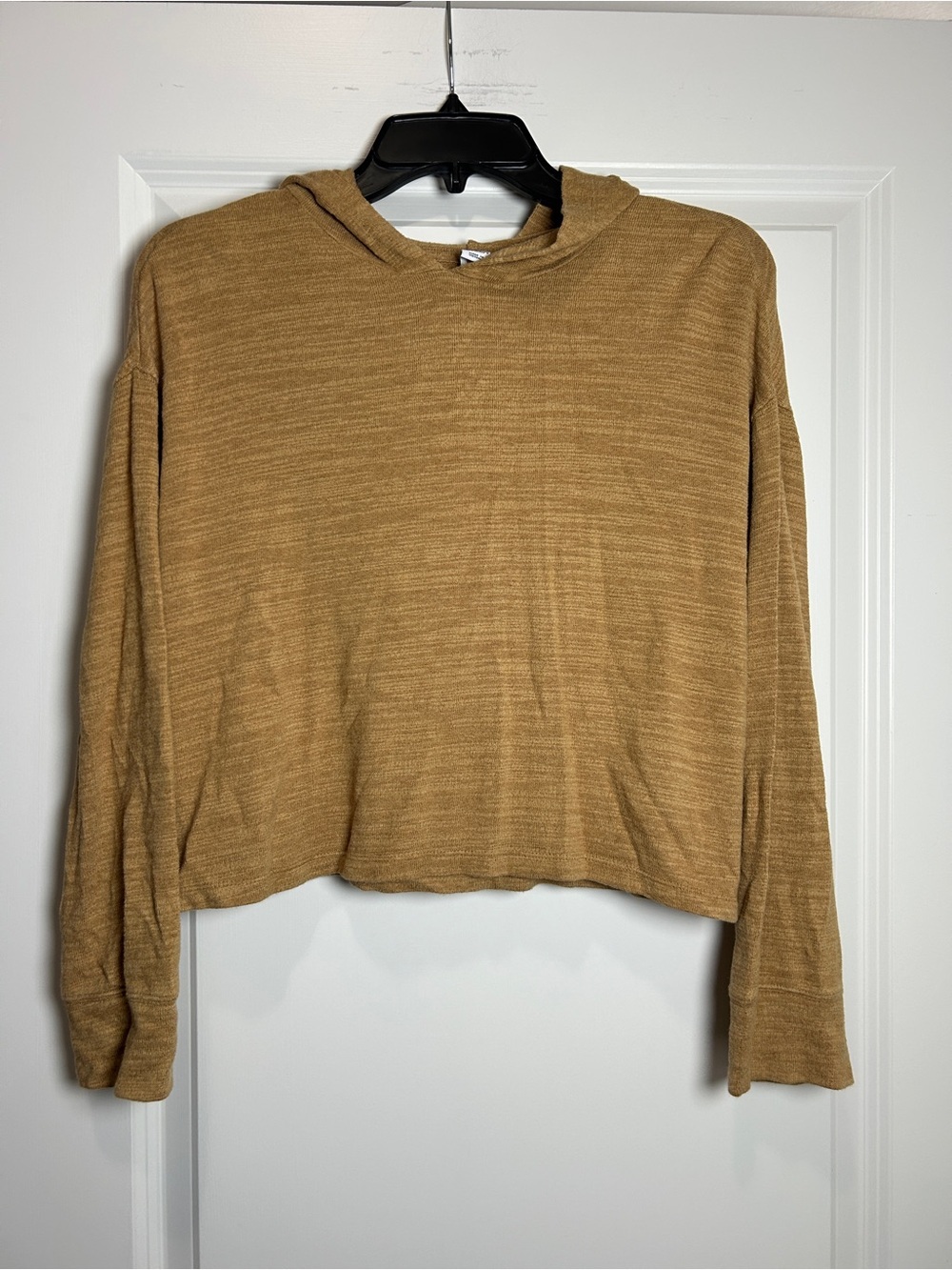 Old Navy Cropped Hooded Pullover - Camel Brown